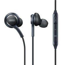 Casque In-Ear noir filaire contrôle écouteur pour Samsung Galaxy S8 S8 Plus