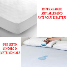 Coprimaterasso Impermeabile Matrimoniale Singolo Igienico Sanitario Igiene 3019