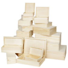 Allzweckbox Holzkisten Aufbewahrungskisten Mehrzweckkisten Holz natur 24 Größen