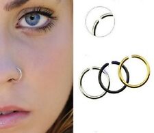 Un piercing nez sans perçage (faux piercing nez fake nose) 4 tailles 3 couleurs