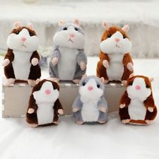 Hamster Peluche Parlante jouets 16 cm