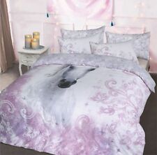 Pretty Unicorn Luxurious 3D Style Duvet Covers Reversible Bedding Sets Pieridae