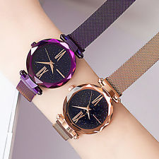 ciel étoilé montre des femmes aimant sangle libre boucle l'acier inoxydable KDR