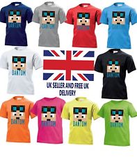 Dan TDM T-Shirt Fun l Cart DanTDM Adventures Kids Gamers children minecart TDM