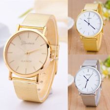 femmes GENEVA BRACELET en Acier Inoxydable Montre-bracelet Quartz Analogique