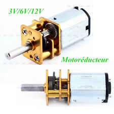 Réducteur Moteur Moto Motoréducteur Métal Démultiplié Vitesse DC 3-12V RPM Varié