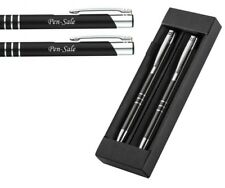 Personalised Engraved Luxury Pen & Pencil Set Gift Boxed 