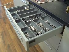 Quality Plastic Cutlery Trays Kitchen Drawers Blum Tandembox Inserts