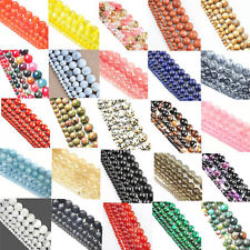 Ensemble DIY Mélange Pierre Naturelle à l'unité Perles Clair Breloque 4mm 6mm