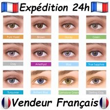 Lentilles de Couleur 12 couleurs 90 jours d'utilisation / Expédition sous 24H