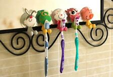 Porte Brosse à Dent Ventouse Mural Support Silicone Animaux Pr Toothbrush Cadeau