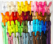 Reißverschlüsse 55 cm / 5 mm Schiene Spirale Teilbar Reißverschluss viele Farben