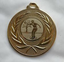 MEDAILLE GRAVEE THEME "PETANQUE " 55 MM GRAVURE PERSONNALISATION 