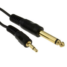 3.5mm MONO Jack Plug to 6.35mm MONO Jack Plug Cable  50cm/1m/2m/3m/