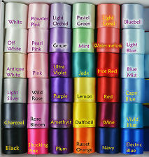 Double Sided Faced Satin Ribbon 9,25,38mm x 2,10 Meters