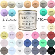Shabby Chic Chalk Paint For Furniture 250ml Matt Finish Choice of 37 colours!