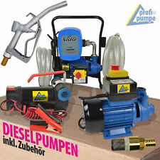 DIESEL PUMPE HEIZÖL ÖLPUMPE KRAFTSTOFFPUMPE TANKSTELLE SELBSTANSAUGEND TANK SET
