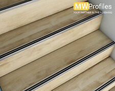 15 x  Aluminium Stair Nosing Edge Trim Step Nose Edging Nosings Carpet  36x19 mm