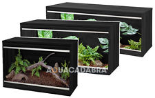 VIVEXOTIC BLACK VIVA REPTI HOME WOODEN VIVARIUM REPTILE SNAKE LIZARD VIV HOUSING