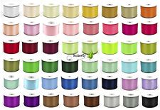 25m Rolle Satinband 50mm Schleifenband Deko Band Satin Geschenkband 5cm Hochzeit