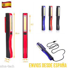Lámpara RECARGABLE USB  COB 2 En 1  SÚPER POTENCIA NUEVO!!! LINTERNA DE TALLER
