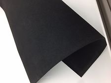 NEOPRENE Fabric BLACK EPDM Sponge Foam Material Buskets Cars Various Thickness