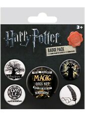 Lot de badges mixtes Harry Potter Symbols
