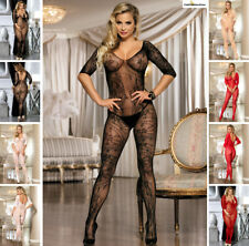 CATSUIT DESSOUS NETZ BODY TEDDY REIZWÄSCHE BODY STOCKING | XS-L |H3031-HH