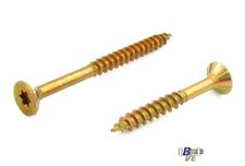 Spanplattenschrauben Senkkopf TORX TEILGEWINDE gelb verzinkt von 3x30 bis 6x240