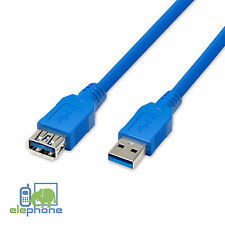 USB3.0 Extension Cable Fast Data Charging Lead Male To Female Extender - 5M LOT