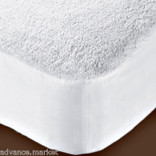 New Waterproof Terry Towel Mattress Protector Fitted Sheet Bed Cover All Sizes