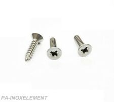 Blechschrauben DIN7982 Edelstahl VA 2,2mm Kreuz PZ Senkblechschrauben Senkkopf  