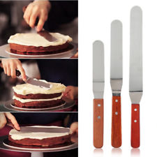 Couteau Pelle Gateau Spatule Inox Coupante Pâtisserie Palette Crème Tarte Outil