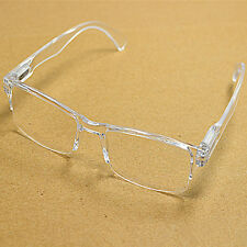 monture Dioptrie Loupe Transparent Presbytie Plastique Lunettes de lecture Sans
