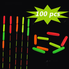 100Pcs Fishing Float Stops For Bobber Line Grips Floater Carp Tackle Gear