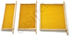 National Beehive Wired Wax Foundation Sheets and Frames Beekeeping Easibee