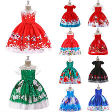 Filles Enfant Père Noël Noël Princesse Noël Robe Tutu Fête de Noces Vêtements