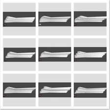 (1) Verschiedene Zierleisten Styroporleisten Eckleisten Stuckleisten je 2 Meter