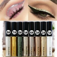8Couleur Eyeliner Liner Liquide Yeux lèvre Paupière Glitter Paillette Maquillage