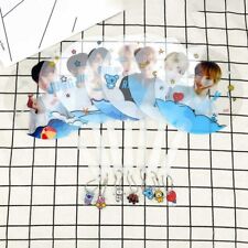 Mini ventilateur de main Kpop GOT7 BTS Bangtan Boys Clear PVC Fan été