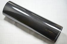 8DM Carbon Fibre Vinyl Wrap (Air/Bubble Free) Black Gloss Multi sizes 