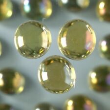 Galet Nuggets de verre lisse et plein coloré irisé, 13 à 15mm, ép. 8mm, 1 kg, en