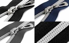 Reißverschluss 7mm Kunststoff teilbar Autolock 50 - 80 cm Metallschiene