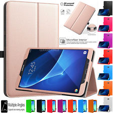 Leather Flip Tab Stand Case Cover For Samsung Galaxy Tablet A6 10.1" T580 T585