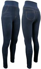 THERMO LEGGING - Polar Fleece - Jeans Optik - Winter Leggings Gr. 36-40 - 40-44