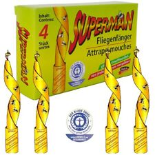 Superman Fliegenfänger Fliegenfalle Insektenfalle Leimfalle