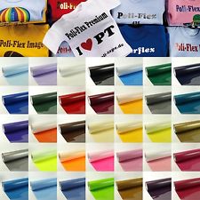 (12,98€/m²) POLI-FLEX PREMIUM FLEXFOLIE freie Farbauwahl 50cm x1m vom Fachhandel