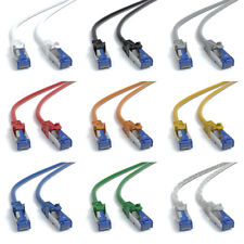 CAT 7 Patchkabel RJ45 Rohkabel LAN Kabel Ethernet Netzwerkkabel 0,25m - 50m
