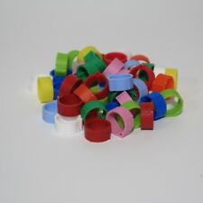 Clipsringe 12 mm - Tauben Hennen Geflügelringe Hühnerring Vogelringe - 50 Stück