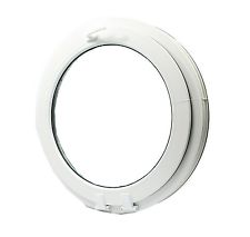 █■█ █ ▀█▀ Fenêtre à soufflet ronde, oeil de boeuf,de haute qualité PVC NEUF VEKA